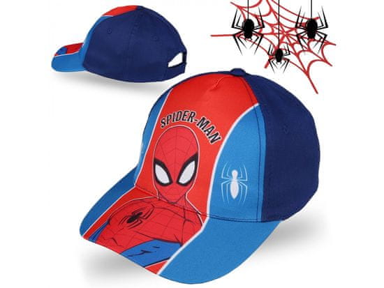 MARVEL COMICS MARVEL SpiderMan Modro-rdeča fantovska kapa s šiltom za fante