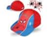 MARVEL SpiderMan Rdeča fantovska kapa s šiltom 52 cm