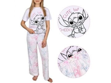 Disney Disney Stitch Ženska pižama s kratkimi rokavi, bombažna pižama