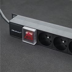 Qoltec aluminijasti PDU razdelilnik za RACK | 16A | 16 x FRANCOSKI | Vertikalen | 1,8 m