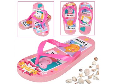 Peppa Pig Pujsa Pepa Roza natikači/japonke za deklice, natikači za bazen za deklice