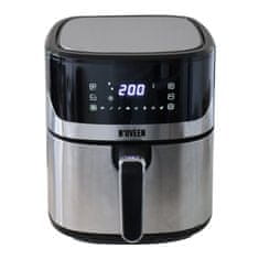 N'OVEEN NOVEEN AF550 Air Fryer 6,5 L, 1600 W - Črn, Srebrn, 8 Prednastavljenih Programov, Enostavno Čiščenje, Digitalni Timer