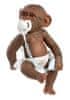 Guca 993 REBORN MONKEY - dojenček z vinilnim telesom - 32 cm