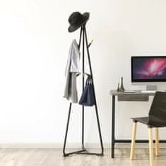 Severno Loft stoječi obešalnik za oblačila YOKO črn 172 cm