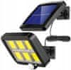 LUMILED Solarni reflektor LED vrtna svetilka DECRO 6500K IP65 PIR