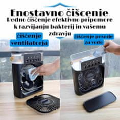 Luniks Namizni ventilator/ mini vlažilec RGB osvetlitev