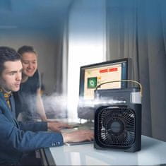 Luniks Namizni ventilator/ mini vlažilec RGB osvetlitev