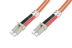 Digitus Digitus | Bakreni kabel | Optična povezava | Moški | LC večmodni | Moški | LC večmodni | Oranžen | 3 m