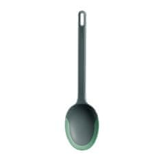 Lekué Servirna žlica Essential 7,2x29cm / sivo-zelena / silikon, pvc