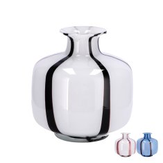 StarDeco Vaza Jones 20xh21cm / več barv / steklo