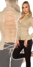 Amiatex Ženska bluza 109114, cappucino, S