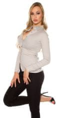 Amiatex Ženska bluza 109116, siva, S
