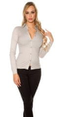 Amiatex Ženska bluza 109116, siva, S