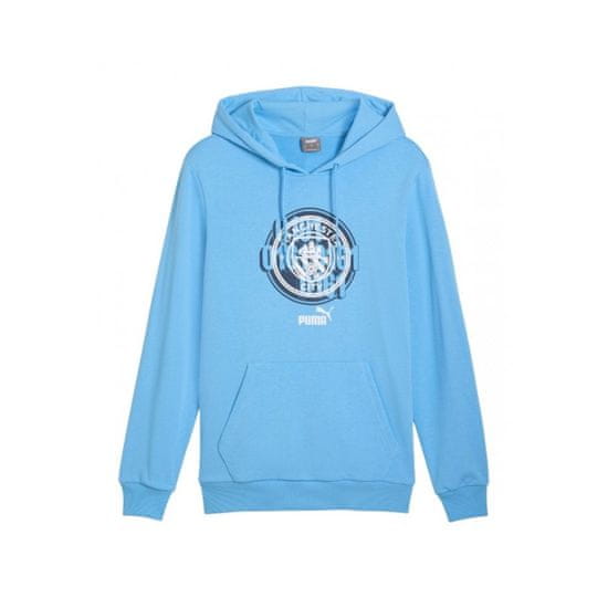 Puma Športni pulover svetlo modra Manchester City Culture Team