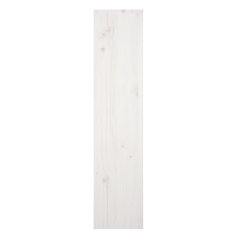 Vidaxl Pokrov za radiator bela 169x19x84 cm trdna borovina