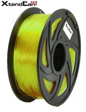 XtendLan PETG filament 1,75 mm prozorno rumen 1kg