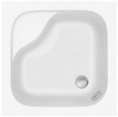 AQUALINE Kvadratna akrilna kad za prhanje, 90x90x30 cm s podstavki