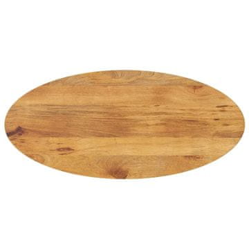 shumee Mizna plošča 100x40x2.5 cm ovalna trden mangov les