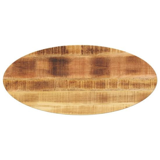 shumee Mizna plošča 120x50x3.8 cm ovalna trden mangov les