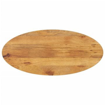 shumee Mizna plošča 140x50x3.8 cm ovalna trden mangov les