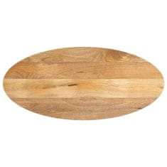 shumee Mizna plošča 100x40x2.5 cm ovalna trden mangov les