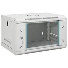 Vidaxl Stenska omrežna omarica 6U 19 IP20 53x40x30 mm