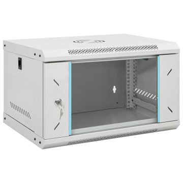Vidaxl Stenska omrežna omarica 6U 19 IP20 53x40x30 mm