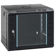 Vidaxl Stenska omrežna omarica 9U 19 IP20 53x40x21 mm