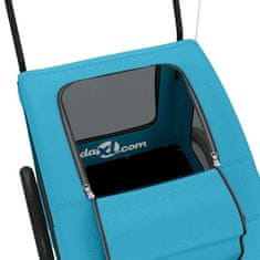 Vidaxl vidaXL Kolesarska prikolica za hišne ljubljenčke, oxfordsko blago in železo