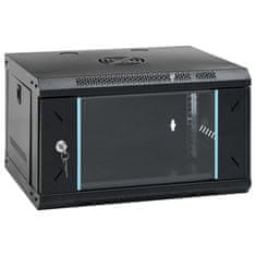 Vidaxl Stenska omrežna omarica 6U 19 IP20 53x40x30 mm