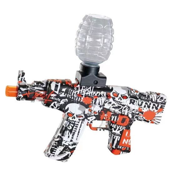 Shooting Elite Vodna Pištola, Vodni Paintball z 5000 razgradljivimi metki, zaščitna očala, polnilna baterija, Nerf Metki