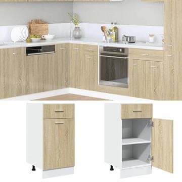 Vidaxl vidaXL Omarica s predalom hrast sonoma 40x46x81,5 cm iverna plošča