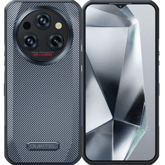 Robusten mobilni telefon WP35 5G, zmogljiva 11000mAh baterija, debeline 15mm, Android 14, (24GB+256GB), sive barve