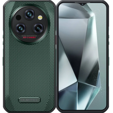 Oukitel Robusten mobilni telefon WP35 5G, zmogljiva 11000mAh baterija, debeline 15mm, Android 14, (24GB+256GB), zelene barve