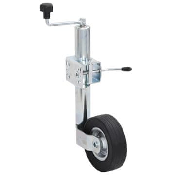 Vidaxl Podporno kolo za prikolico z deljeno objemko 60 mm jeklo
