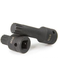 MAR-POL Udarna nasadna glava 1/2" XZN M14, M16, M18, komplet 6 kosov M66416