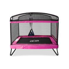 Aga Pravokotna trampolina 122x183 cm Roza