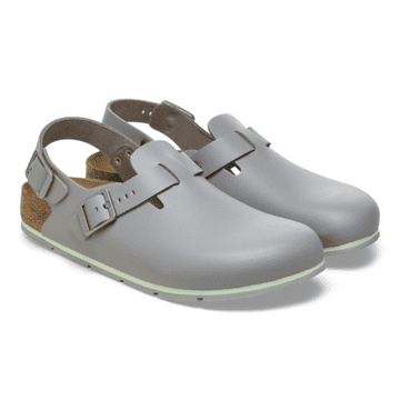 Birkenstock Natikači Tokio PRO Natural Leather, sivi