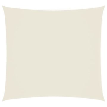 Vidaxl Senčno jadro oksford blago kvadratno 2,5x2,5 m krem