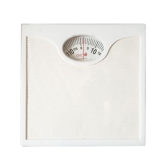 Eva Mehanska osebna tehtnica 1kg-120kg / bela, krem / pvc