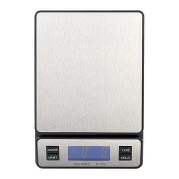 Eva Profesionalna elektronska tehtnica 2g-40kg / srebrna / inox