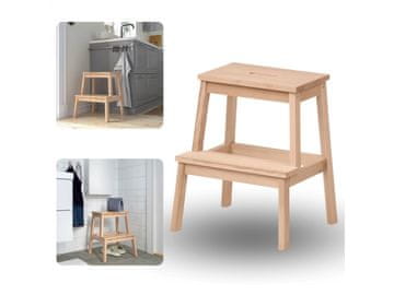 IKEA BEKVÄM Stolček s stopnico, bukev, 50 cm IKEA