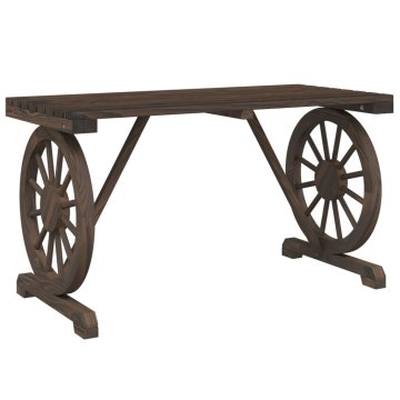 Vidaxl Vrtna miza 115x55x65 cm trden les jelke