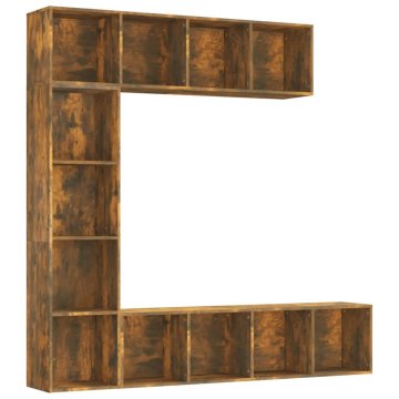 Vidaxl Knjižna omara/TV omara 3-delna 180x30x180 cm