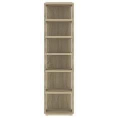 Vidaxl Omarica za čevlje sonoma hrast 27,5x27x102 cm inženirski les