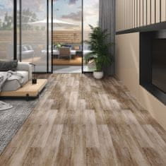 Vidaxl Nesamolepilne PVC talne plošče 5,26 m² 2 mm sprani les