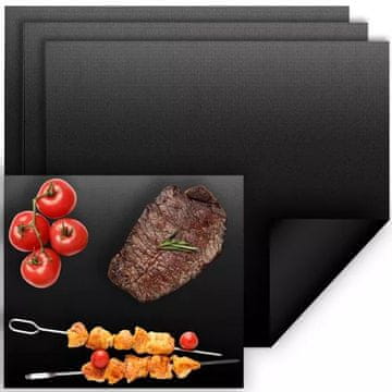 UNBRANDED Podloga za žar 3 kosi 23470