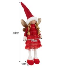 UNBRANDED Vila - rdeča božična figurica Ruhhy 22346 