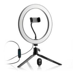 UNBRANDED Obročna lučka za selfije s stojalom in daljinskim upravljalnikom Youaro InnovaGoods 