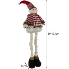 UNBRANDED Božični snežak - teleskopski 105cm Ruhhy 22341 